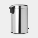 Newicon Poubelle A Pedale 12L Briliant Steel