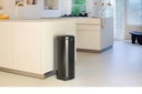 Newicon Poubelle A Pedale 30L Matt Black