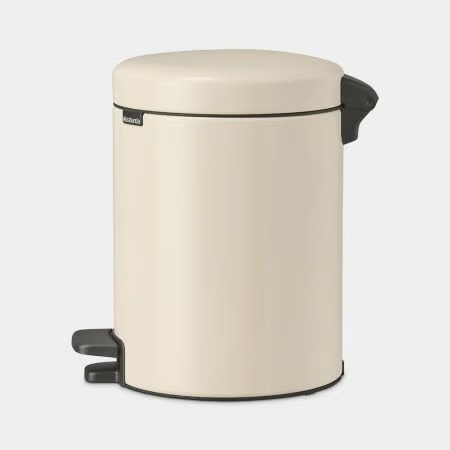 Newicon Poubelle A Pedale 5L Beige