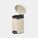 Newicon Poubelle A Pedale 5L Beige