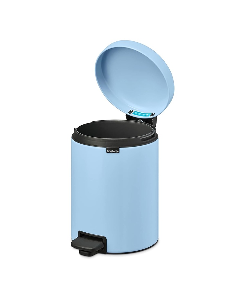 Newicon Poubelle A Pedale 5L Bleu