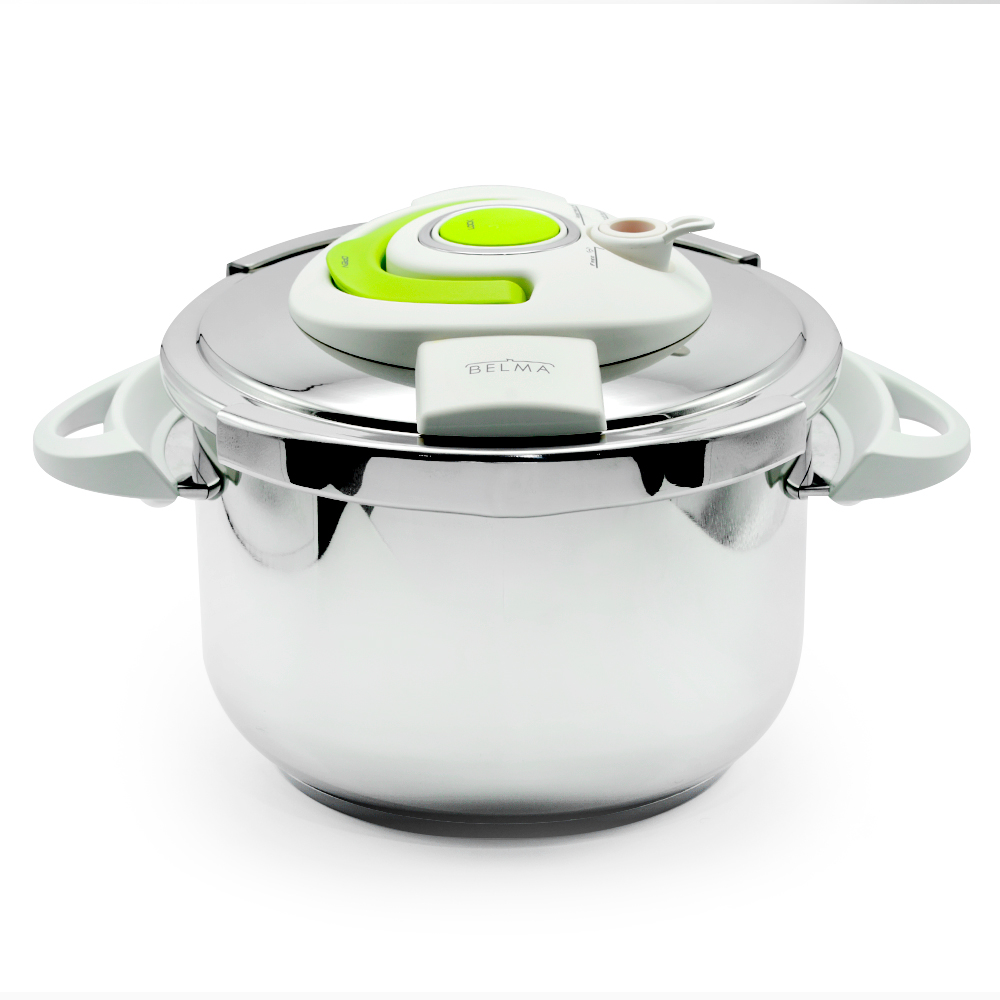 BELMA INNOCOOK 10 L COCOTTE BLANC/VERT