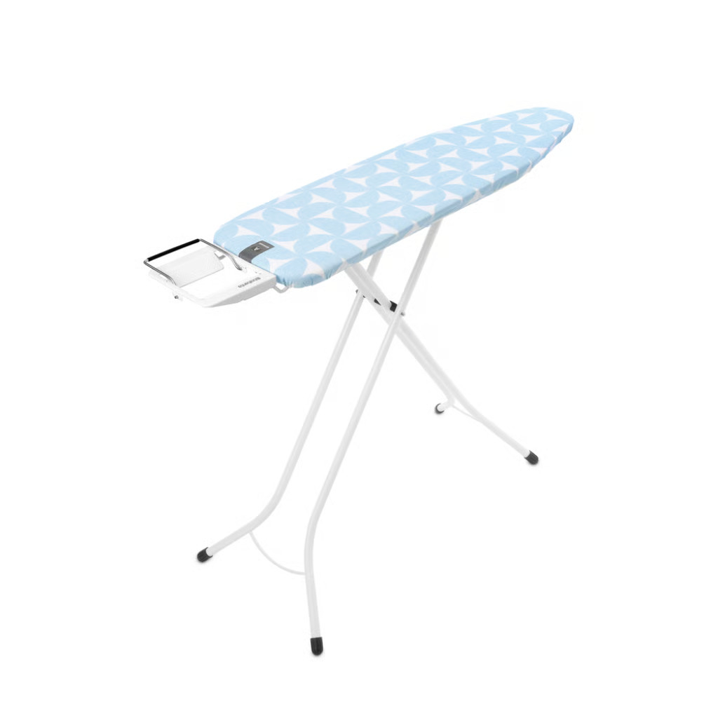 Tables à repasser A, 110 x 30 cm, repose-fer vapeur, cadre 22 mm 