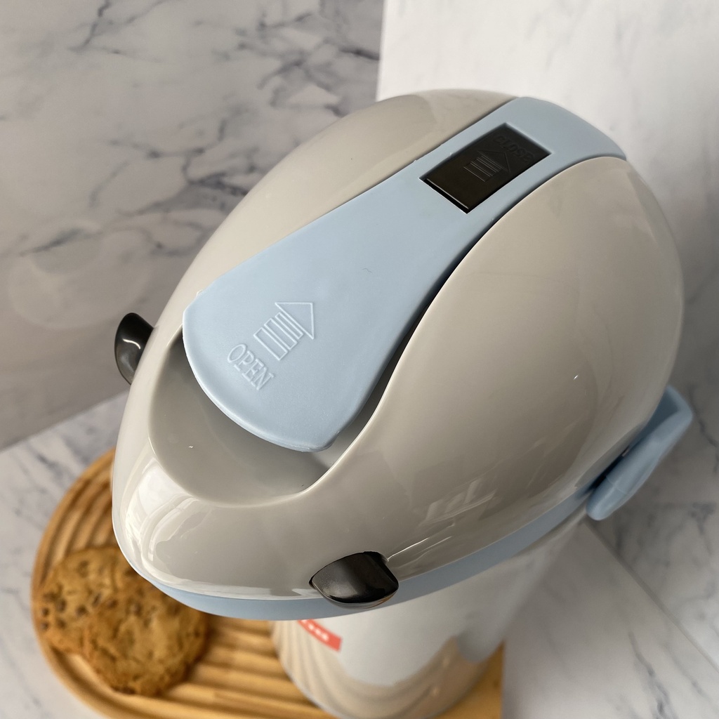 Recipient Isolant A Pompe 1.9L Gris-Bleu