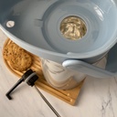 Recipient Isolant A Pompe 1.9L Gris-Bleu