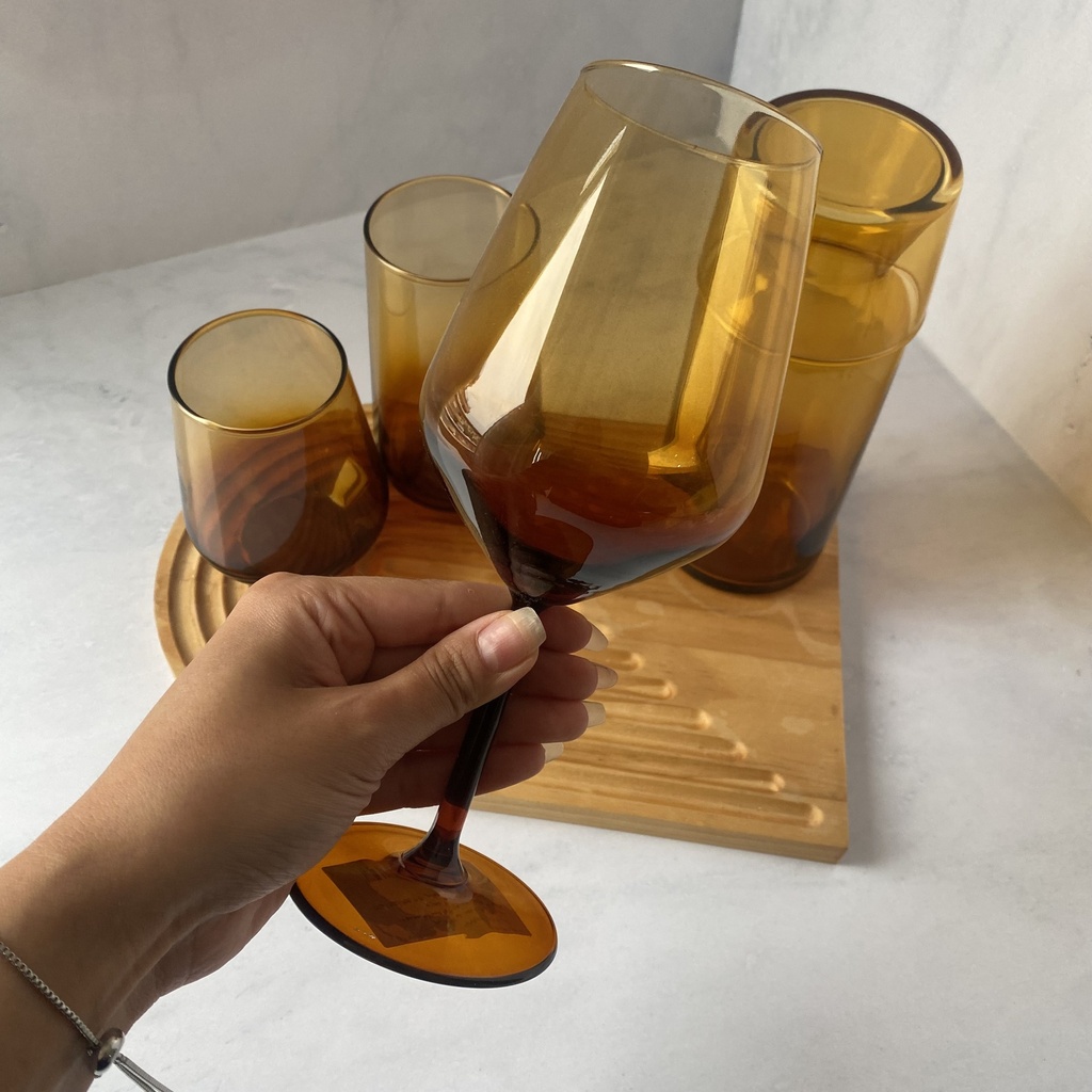 Verre A Pied New Locnic Amber 49 Cl