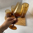 Verre A Pied New Locnic Amber 49 Cl