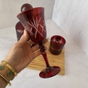 Verre A Pied Cambridge Rouge 27 Cl