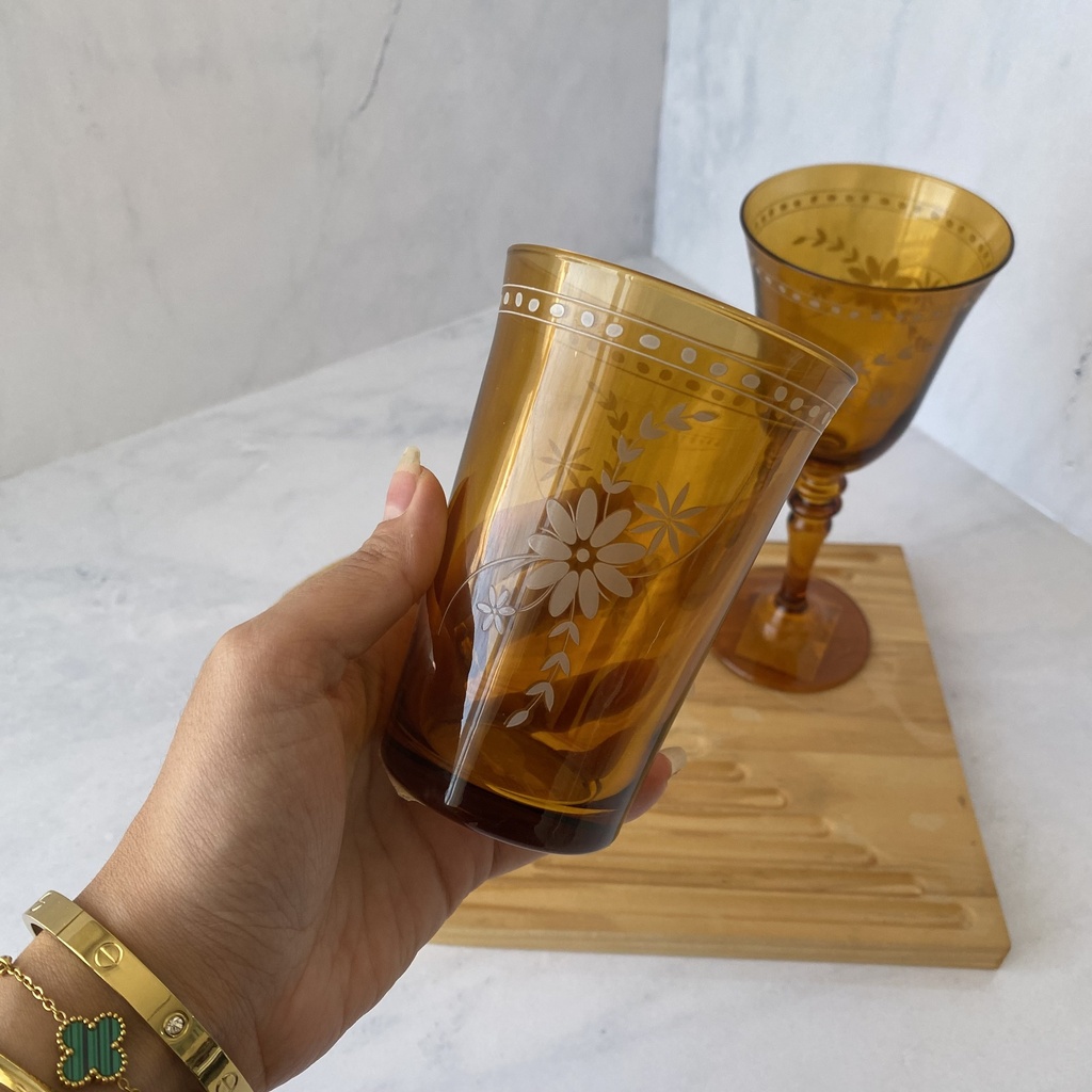 Verre A Eau Nazenin Amber 29 Cl