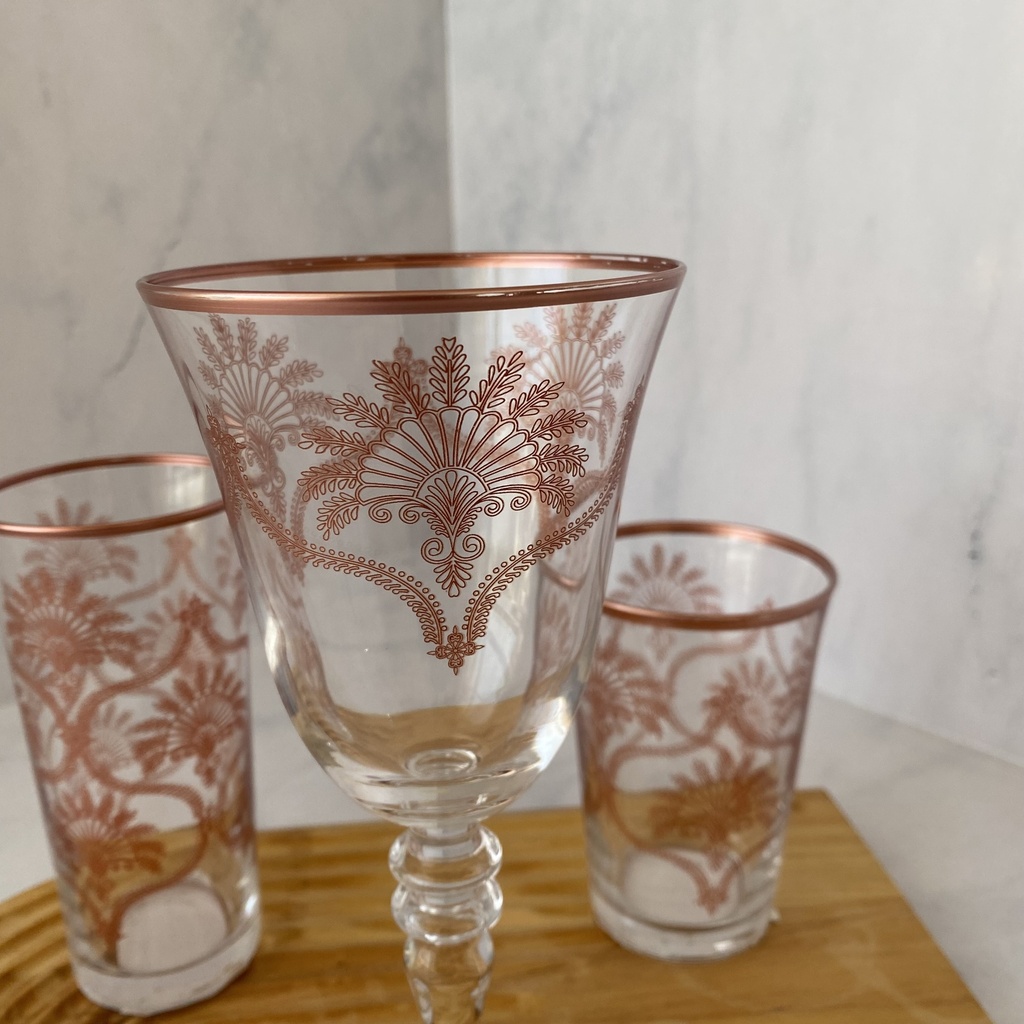 Verre A Pied Victoria Rose 27 Cl