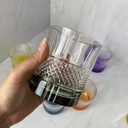 Brillante Set 6 Pieces Verre Forme Basse Couleur