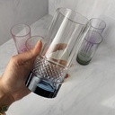 Brillante Set 6 Pieces Verre Forme Haute Couleur