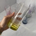 Brillante Set 6 Pieces Verre Forme Haute Couleur
