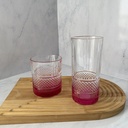 Brillante Set 6 Pieces Verre Forme Haute Couleur