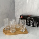 Mixology Set 4 Verres Forme Haute