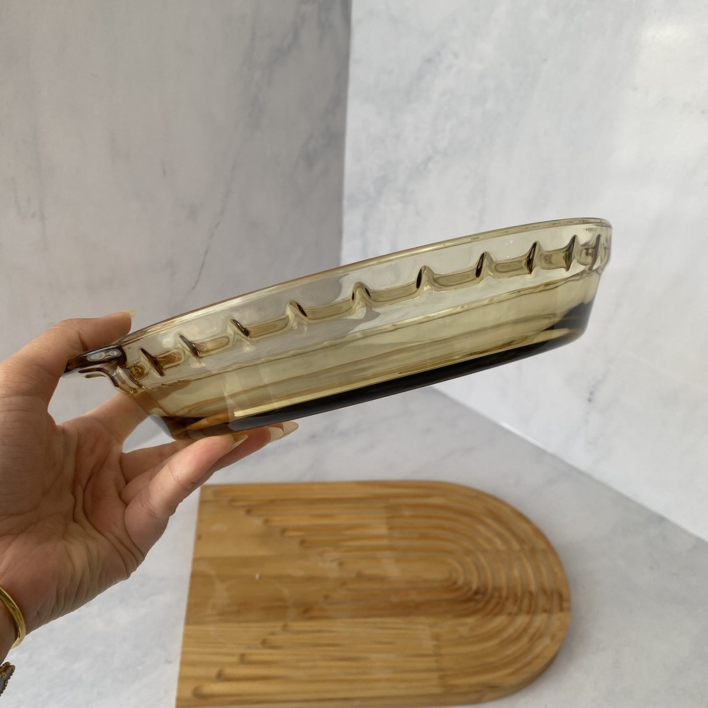 Plat A Tarte En Verre  1060 Ml