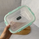 Boite De Conservation Rectangulaire  Avec Couvercle 1050Ml