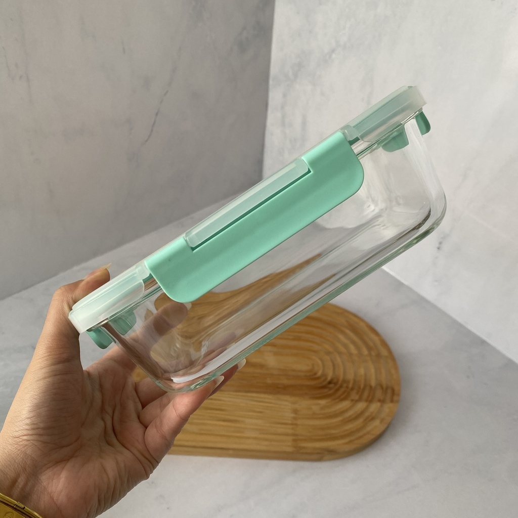Boite De Conservation Rectangulaire  Avec Couvercle 1050Ml