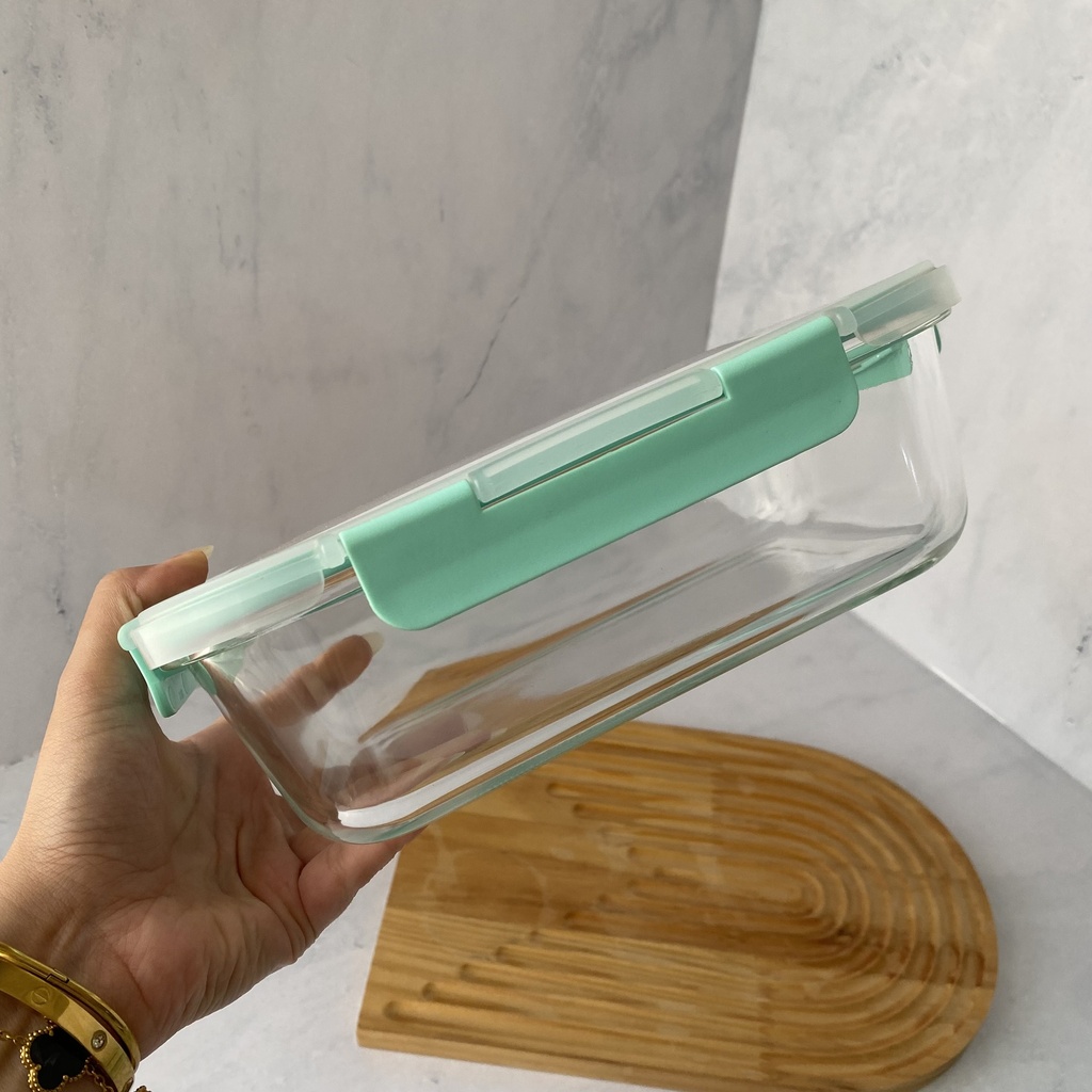 Boite De Conservation Rectangulaire Avec Couvercle 1520Ml