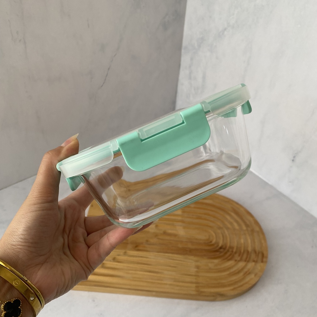 Boite De Conservation Carre Avec Couvercle 800Ml