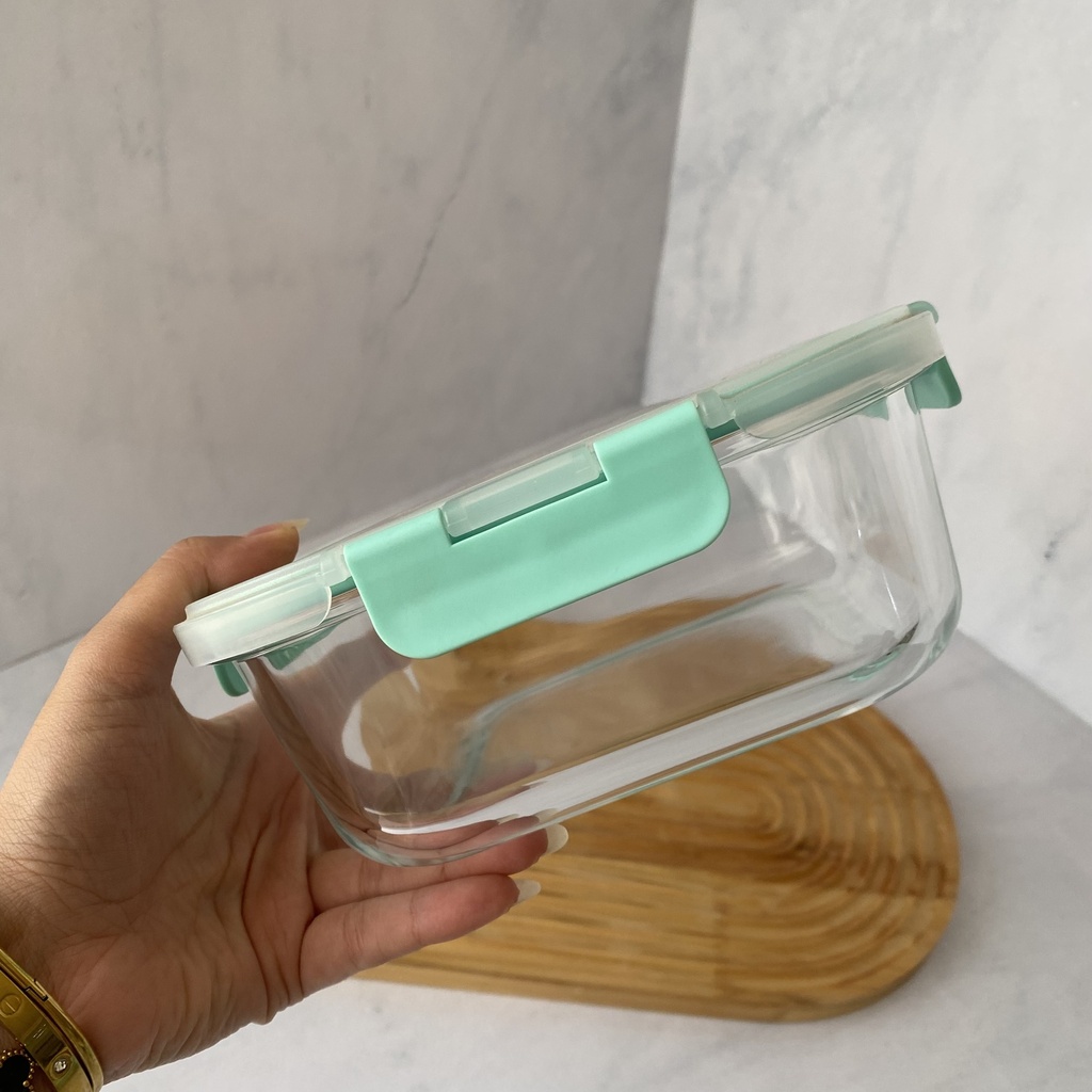 Boite De Conservation Carre Avec Couvercle 1100Ml