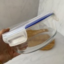 Boite De Conservation En Verre Ronde 1300 Ml+ Couvercle