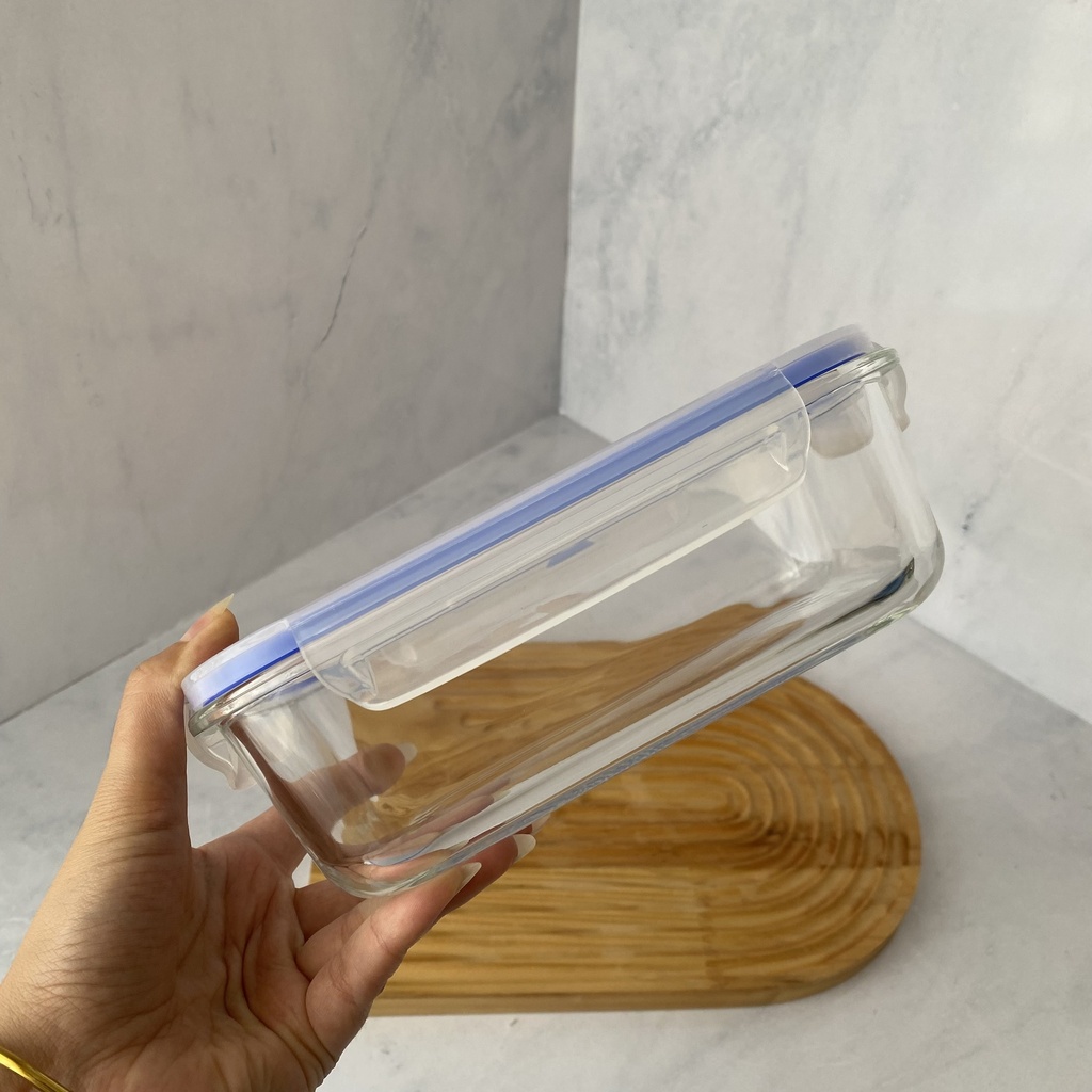 Boite De Conservation En Verre Rectangle 1050 Ml