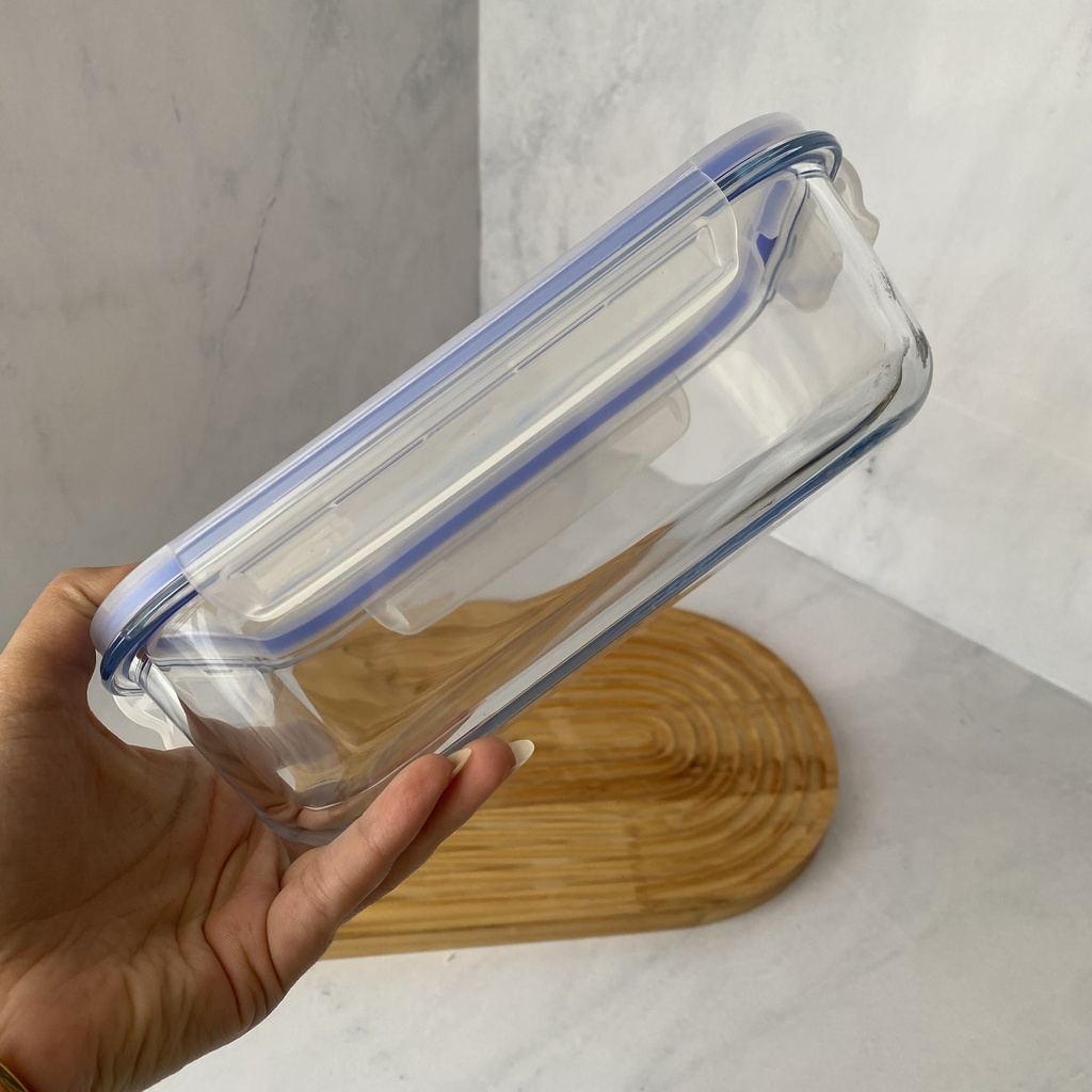 Boite De Conservation En Verre Rectangle 1520 Ml