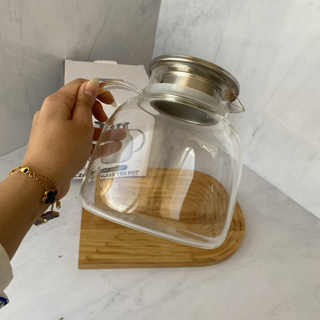Theiere en verre 1200 ml