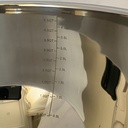 Bol A Mixer Antiderapant En Acier Inoxydable Avec Couvercle 5000 Ml