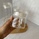 Bocal En Verre Avec Couvercle En Verre 500Ml