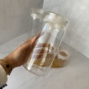 Bocal En Verre 1.2L Avec Couvercle En Verre