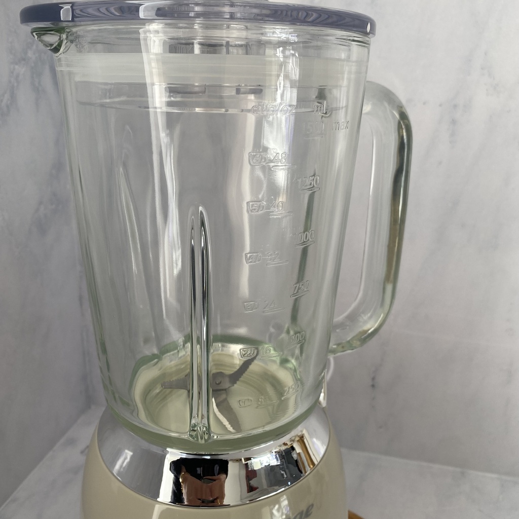 Vintage Blender Bocal En Verre 1.5L Beige