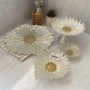 Fleur Assiette Pearl White 32Cm