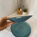 Textile Assiette Creuse Metalic Blue 21Cm