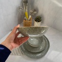 Service A Table 24 Pieces Gris