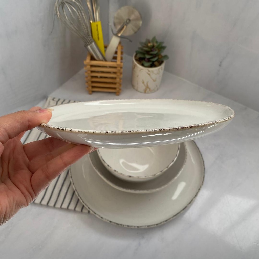 Service A Table 24 Pieces Blanc