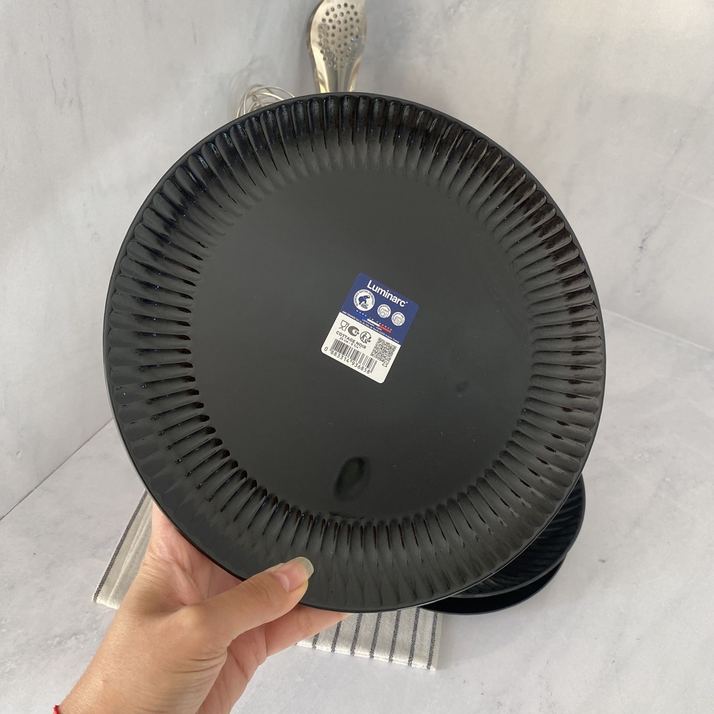 Cottage Noir Assiette Plate 25Cm