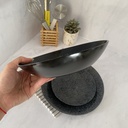 Zoe Black Assiette Creuse 20Cm