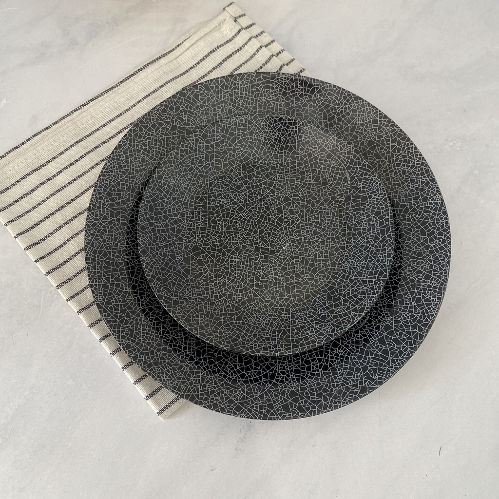 Zoe Black Assiette A Dessert 18Cm