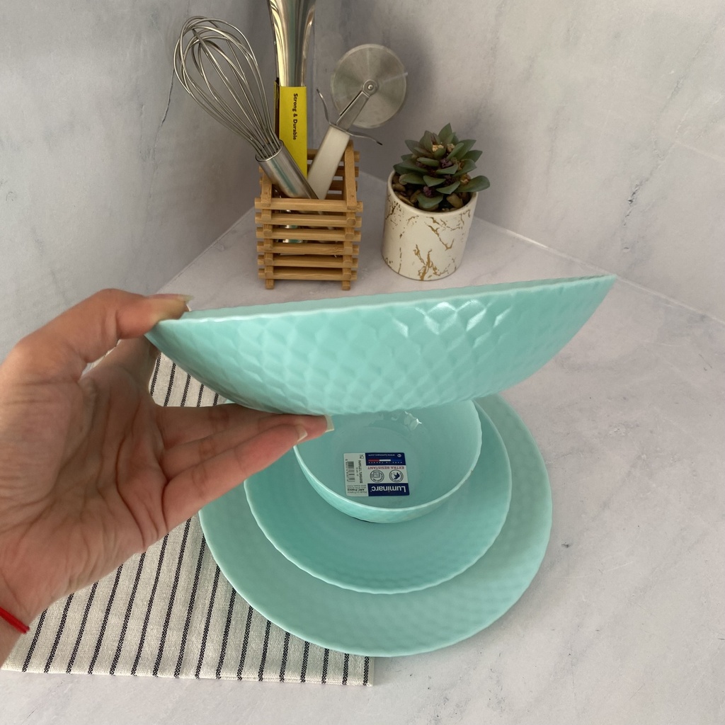 Pampille Turquoise Assiette Creuse 20Cm