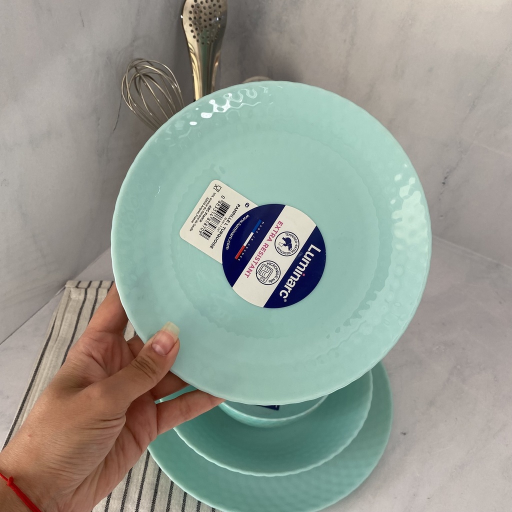 Pampille Turquoise Assiette Dessert 19Cm