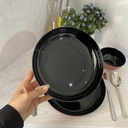 Vicky Noir Terracotta Assiette 21Cm