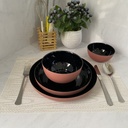 Vicky Noir Terracotta Assiette 21Cm