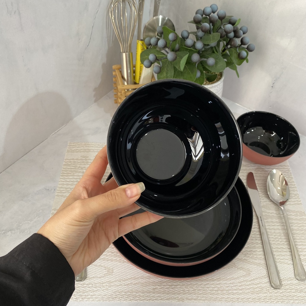 Vicky Noir Terracotta Bol 75Cl