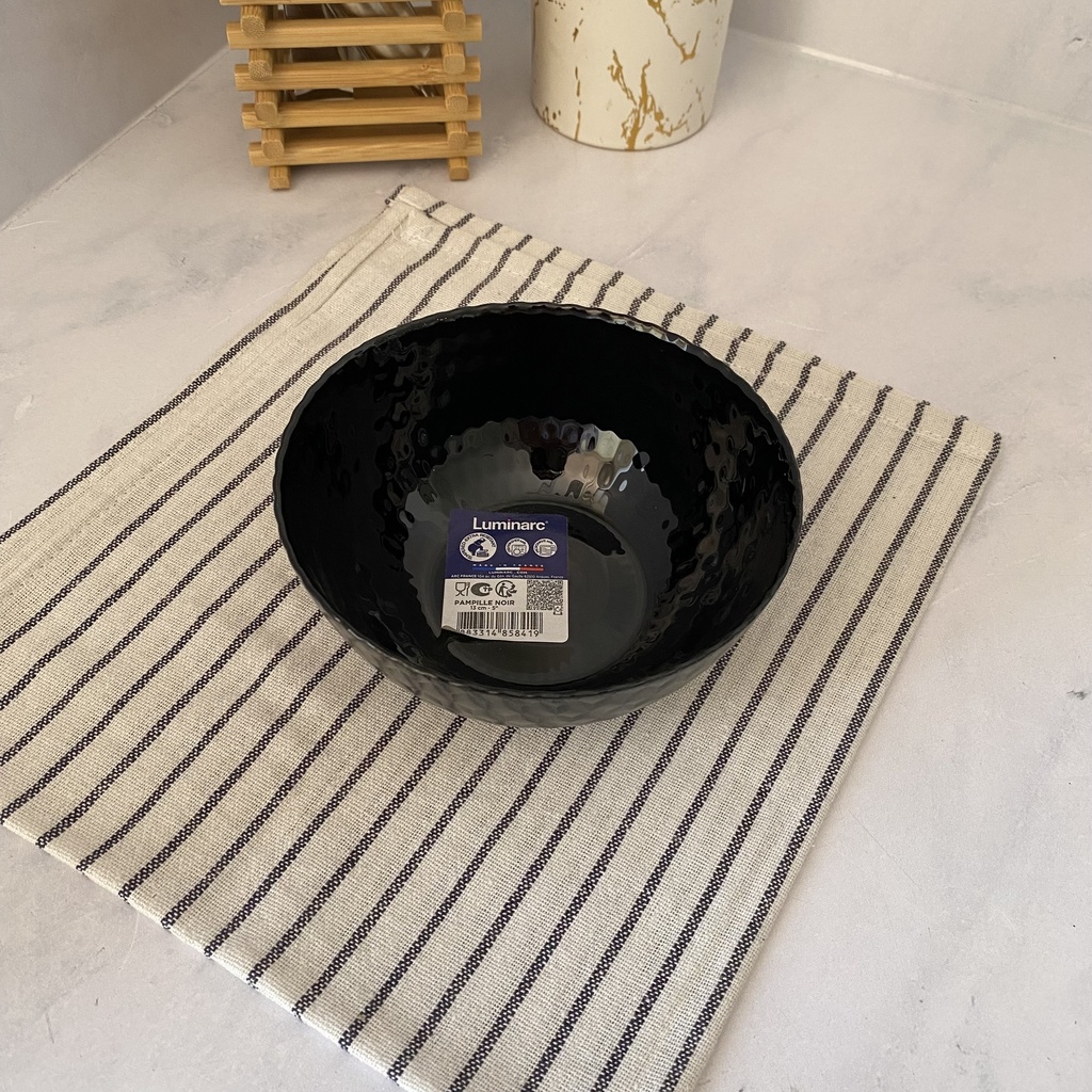 Pampille Noir Bol 13 Cm