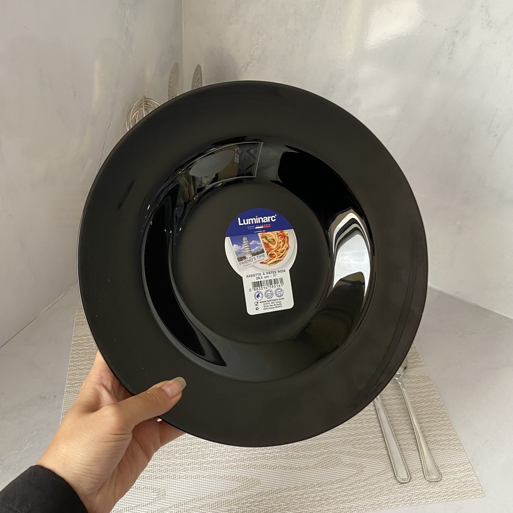 Friends Time Noir Assiette A Pates