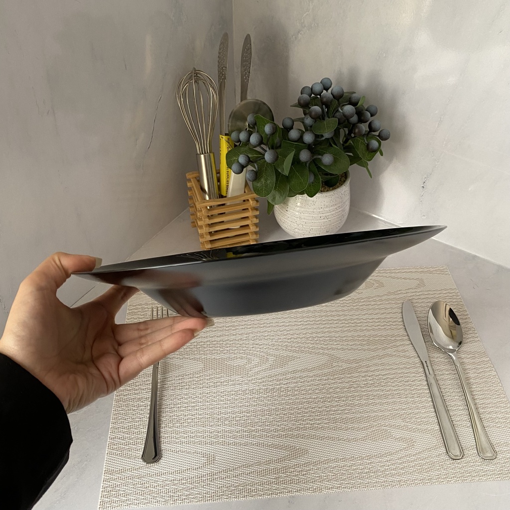 Friends Time Noir Assiette A Pates