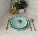 Friends time assiette couscous turquoise 25cm
