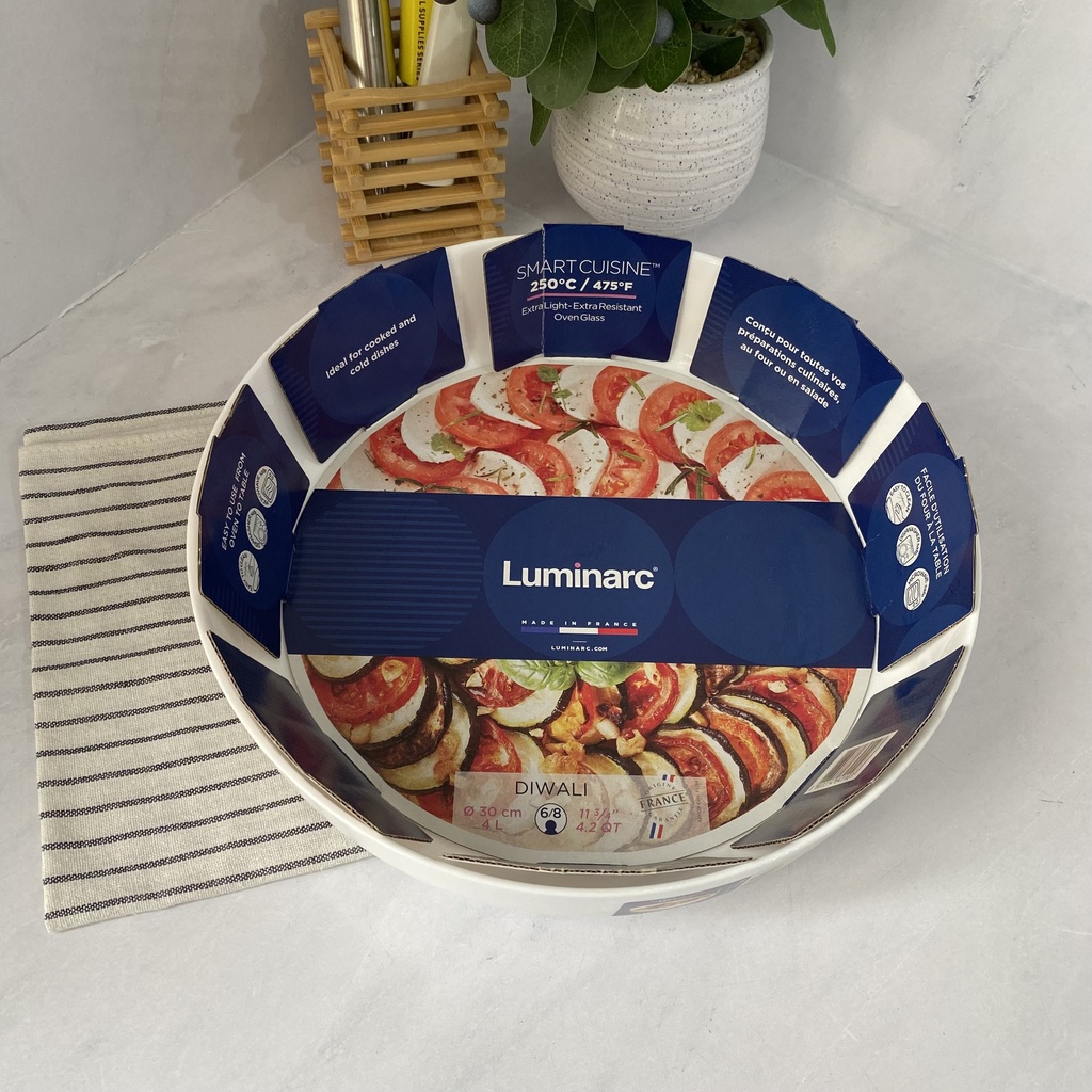 Diwali Blanc Plat A Servir Blanc 30Cm